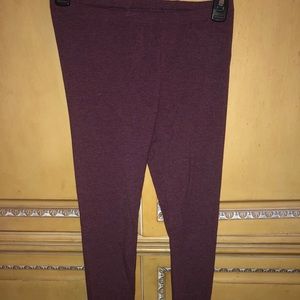 American Eagle burgundy leggings